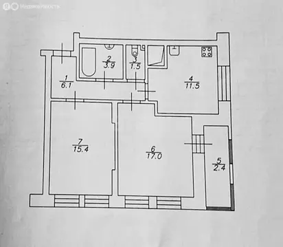 2-комнатная квартира: Казань, Роторная улица, 27Е (58.4 м)