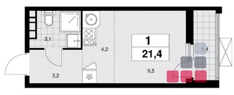 Продается студия