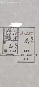 1-комнатная квартира: Тверь, Вагжановский переулок, 6 (38.2 м)