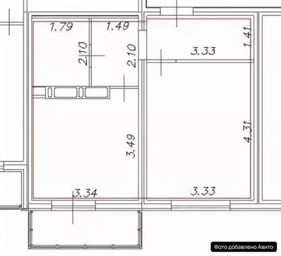 1-к кв. Воронежская область, Воронеж Московский просп., 207 (37.0 м)