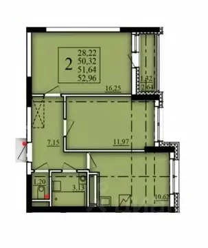 2-к кв. Башкортостан, Уфа Затон-Восточный жилрайон, Паруса жилой ...