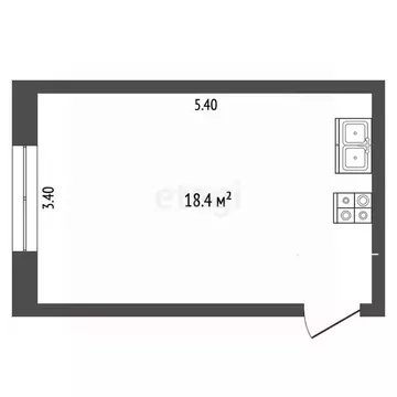 Комната Ямало-Ненецкий АО, Новый Уренгой Железнодорожная ул., 6 (18.3 ...