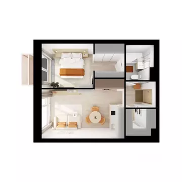 1-к кв. Москва Алтуфьевское 53 жилой комплекс, 1.1 (39.3 м)