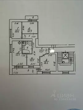 Квартира, 3 комнаты, 78.4 м