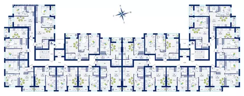 2-комнатная квартира: Калининградская область, Зеленоградск (54.64 м)