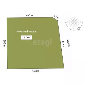 Участок в Тюменская область, Тюменский муниципальный округ, ...