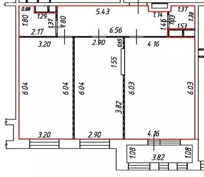 3-комнатная квартира: Мытищи, Новомытищинский проспект, 62к1 (78.6 м)