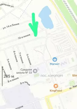 Участок в Волгоградская область, Волгоград Спутник СНТ, 1 массив, 10-я ...