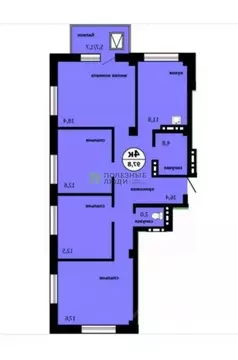 4-к кв. Красноярский край, Красноярск ул. Лесников, 55 (98.0 м)