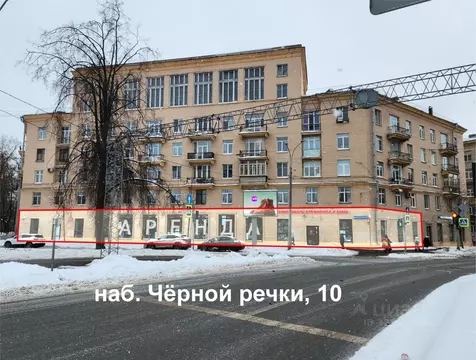 Торговая площадь в Санкт-Петербург наб. Черной речки, 10 (494 м)