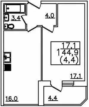 1-к кв. Ставропольский край, Пятигорск Бештау мкр, Алые Паруса жилой ...