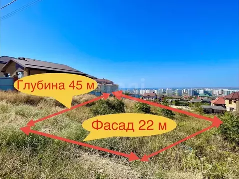 Участок в Краснодарский край, Анапа муниципальный округ, с. Супсех ул. ...