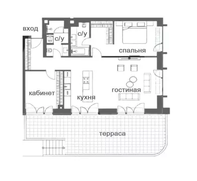 3-комнатная квартира: Москва, улица Братьев Фонченко, 1к6 (98 м)