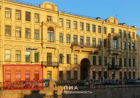 Помещение свободного назначения в Санкт-Петербург наб. Канала ...