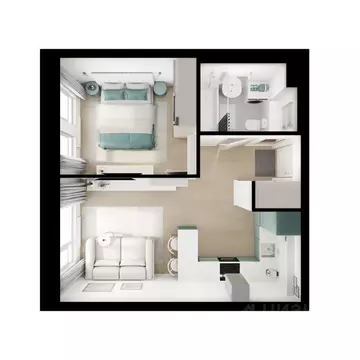 1-к кв. Московская область, Мытищи Ярославский квартал жилой комплекс, ...