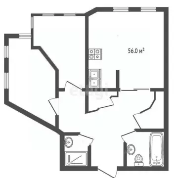 2-к кв. Ростовская область, Ростов-на-Дону ул. Петрашевского, 36 ...
