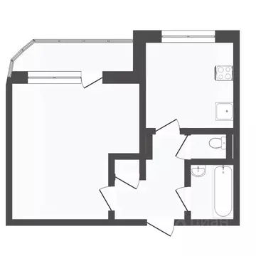 1-к кв. Пермский край, Пермь ул. Докучаева, 44 (39.0 м)