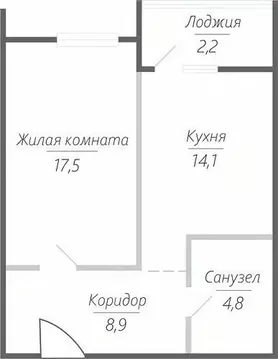 1-к кв. Самарская область, Тольятти ул. Фрунзе, 2В (47.5 м)