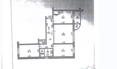 Свободной планировки кв. Московская область, Подольск ул. Генерала ...