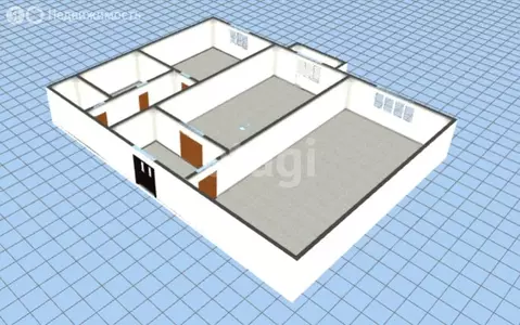 2-комнатная квартира: Губкин, улица Ленина, 13 (43.4 м)