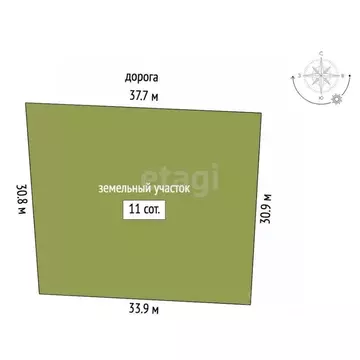 Участок в Белгородская область, Белгород Старый Город мкр,  (11.0 ...