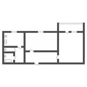 2-к кв. Владимирская область, Ковров ул. Маяковского, 6 (53.6 м)