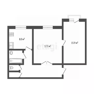 2-к кв. Мордовия, Саранск просп. Ленина, 1 (57.1 м)