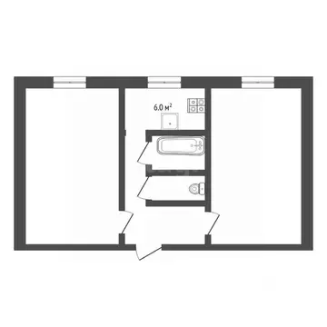 2-к кв. Ярославская область, Ярославль Северный жилрайон, ул. Елены ...