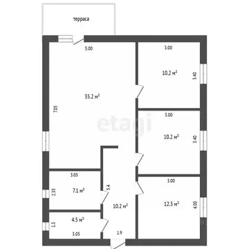 Дом в Тюменская область, Тюмень Россиянка садовое товарищество, ул. ...