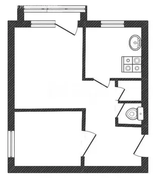 2-комнатная квартира: Конаково, улица Энергетиков, 11 (43.6 м)