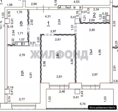 2-комнатная квартира: Абакан, улица Ленинского Комсомола, 77 (65 м)