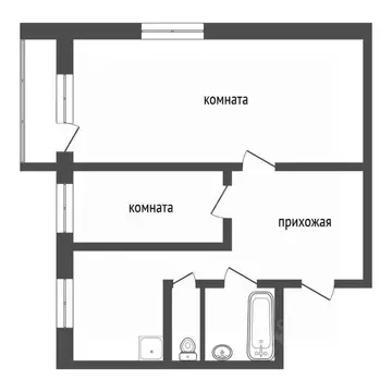 2-к кв. Красноярский край, Красноярск Черемушки мкр, ул. Ширинская, 1 ...
