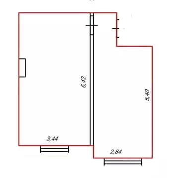 1-к кв. Тверская область, Тверь ул. Медовая, 7 (38.9 м)