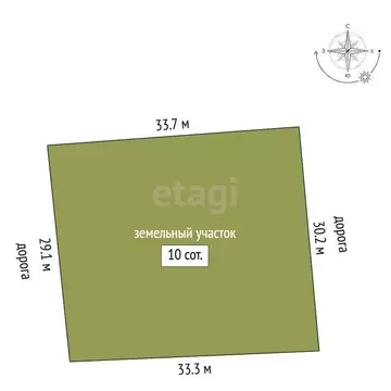 Участок в Тобольск, садоводческое товарищество Южанка (10 м)