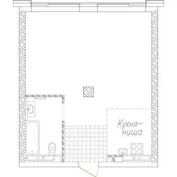 1-к кв. Приморский край, Владивосток Санаторная мкр,  (45.11 м)