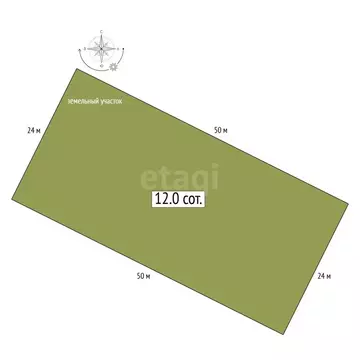 Участок в село Улаган, улица А.В. Бебина (12 м)