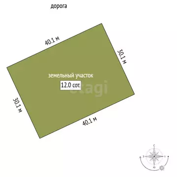 Участок в посёлок Парголово, исторический район Осиновая Роща (17 м)