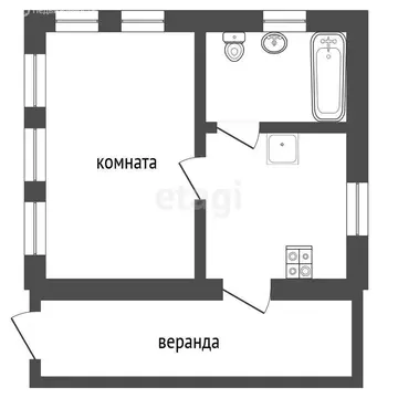 Дом в Ялуторовск, Тюменская улица (35.4 м)