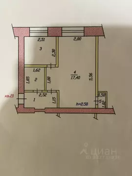 1-к кв. Чувашия, Чебоксары ул. Зои Яковлевой, 48 (29.8 м)