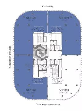 Офис в Москва Ходынский бул., 20А/2 (341 м)