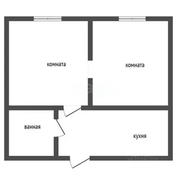 2-к кв. Свердловская область, Нижний Тагил Первомайская ул., 27 (23.1 ...