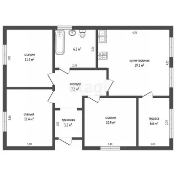 Дом в Московская область, Воскресенск Рудничная ул. (100 м)