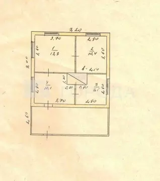 Дом в Алтайский край, Троицкий район, с. Горновое Луговая ул., 5 (43 ...