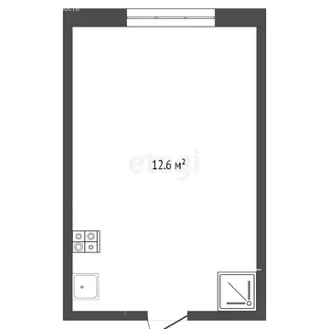 1к в -комнатной квартире ( м)