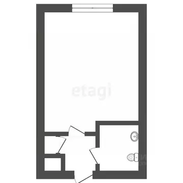 Студия Тюменская область, Тюмень ул. 30 лет Победы, 77 (15.2 м)