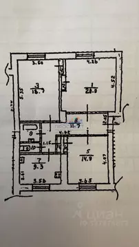 3-к кв. Московская область, Ступино ул. Горького, 35 (81.0 м)