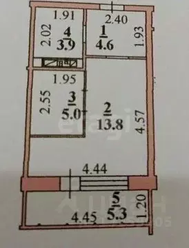 Студия Липецкая область, Липецк Елецкое ш., 7 (33.0 м)