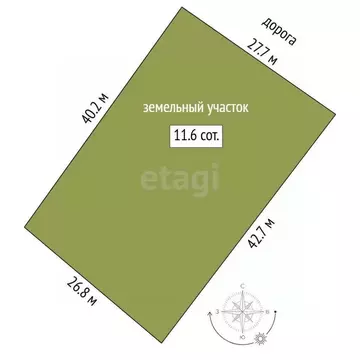 Участок в Тюменская область, Тюменский муниципальный округ, д. ...