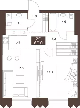 2-к кв. Алтайский край, Барнаул Социалистический просп., 97 (60.0 м)