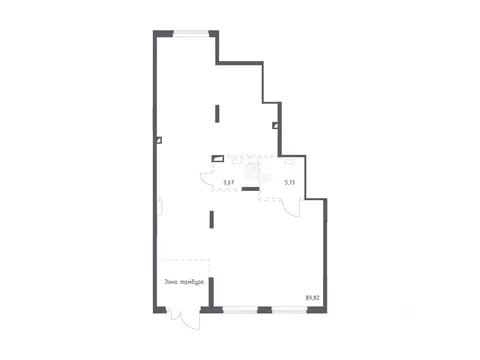 Помещение свободного назначения в Москва пос. Остафьево, 19 (98 м)